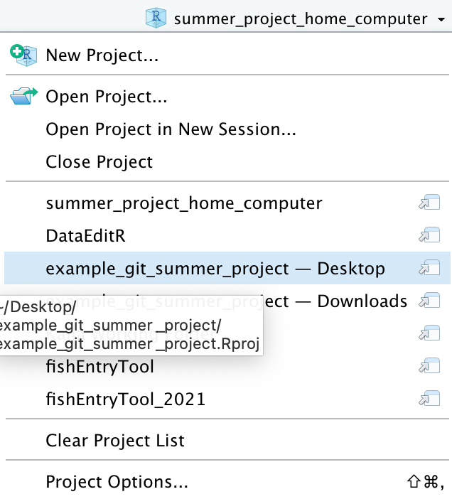 Navigating back to 'example_git_summer_project'